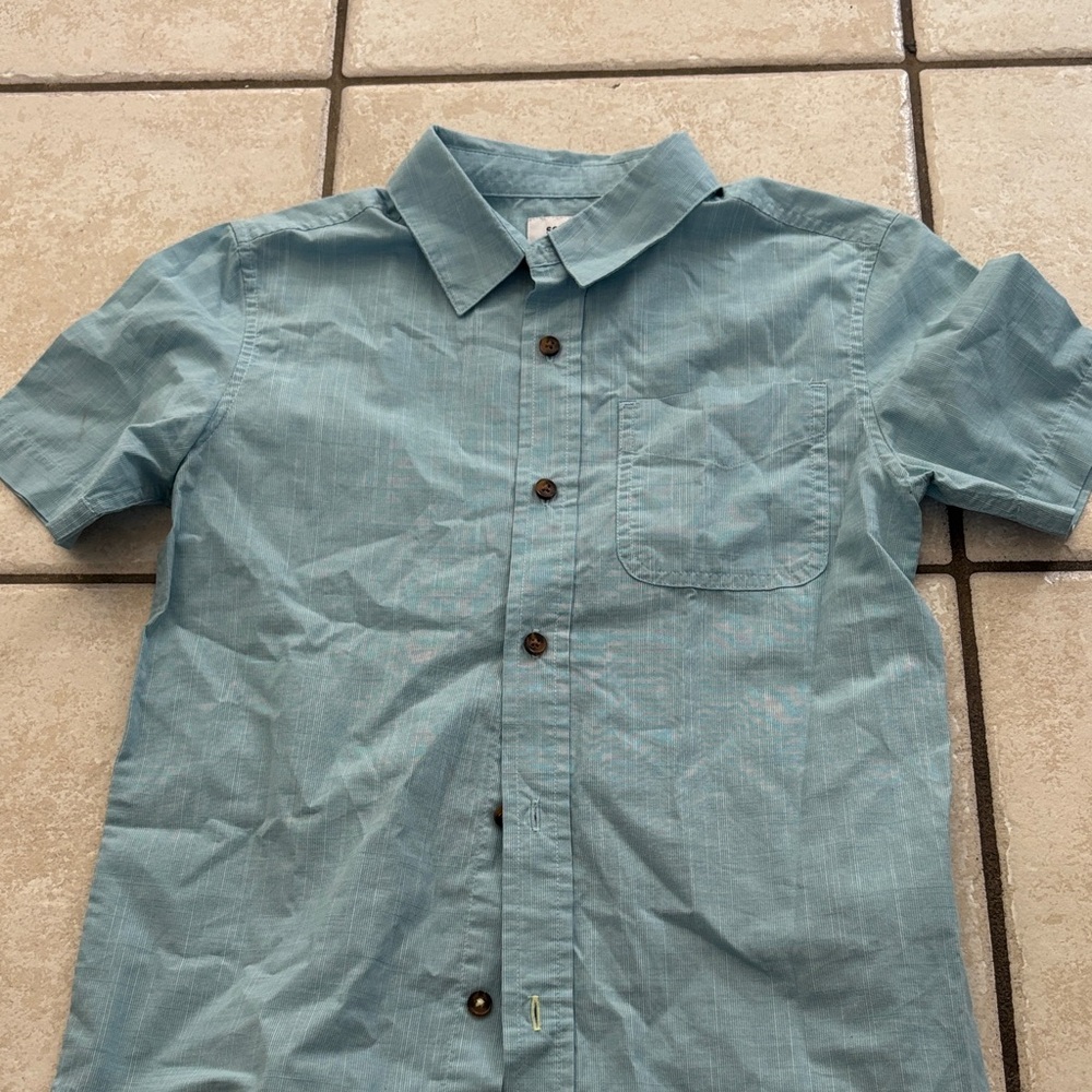 Sonoma Teal Short Sleeve Button-Down Shirt
